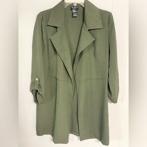 Soho Sage Green Trench Coat